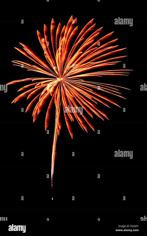Single Firework Explosion Hi Res Stock Photography And Images Alamy