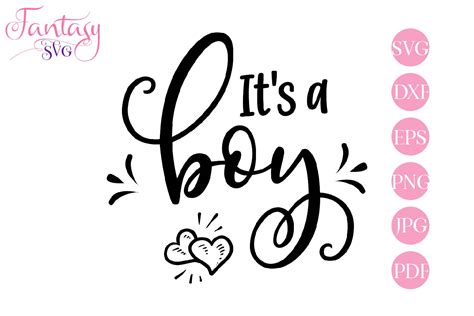 Its A Boy Svg Cut File 255693 Svgs Design Bundles