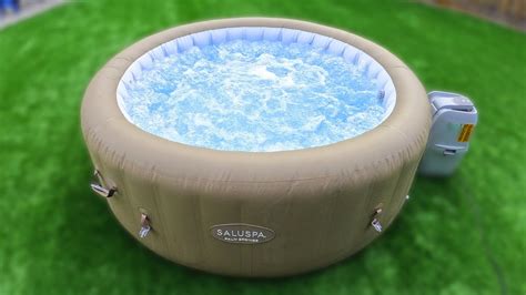 Unboxing Costcos Saluspa Palm Springs Inflatable Hot Tub Youtube