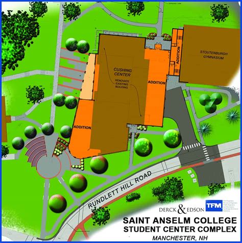 Tfmoran Provides Civilsite Design For Saint Anselm College Student Ctr