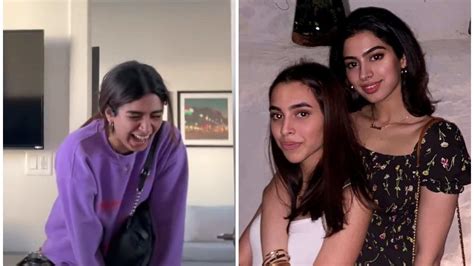 Khushi Kapoor Bursts Out Laughing While Enacting Scene Of Catching