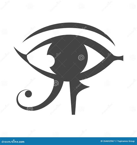 Eye Of Horus Egyptian Stock Vector Illustration Of Religion 264652967