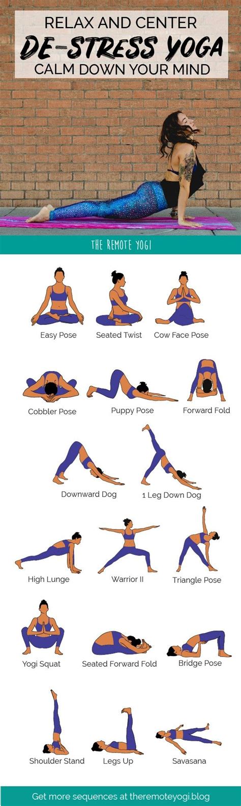 Breathing exercises, called pranayama in yoga, are a great addition to restorative yin yoga poses for stress relief. Pin on The Remote Yogi