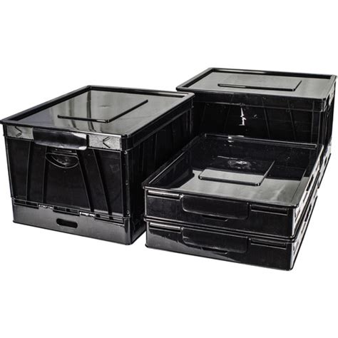 Storex Collapsible Storage Crate Stx61809u04c