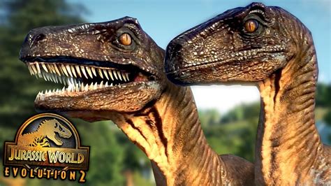 The Velociraptor Species Field Guide Jurassic World Evolution 2 Hd Youtube