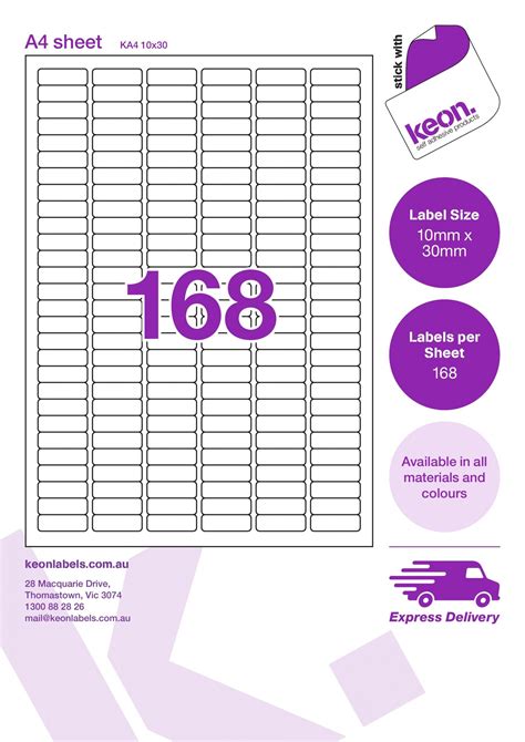 Laser Printable Labels