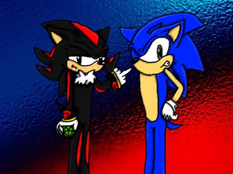 Sonic And Shadow The Best Of Friends By Shady Fox667 On Deviantart