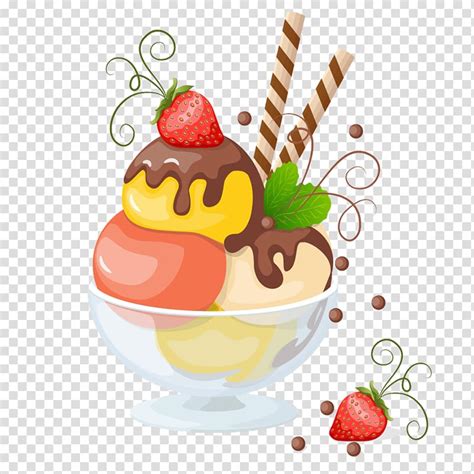 Download High Quality Ice Cream Sundae Clipart Strawberry Transparent PNG Images Art Prim Clip
