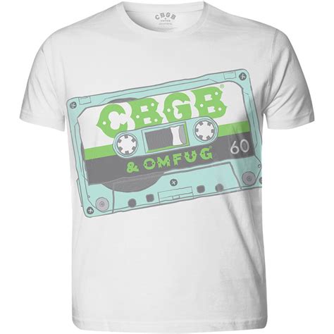 Cbgb Tape Bijela Majica Glazbena Knjižara Rockmark