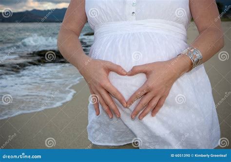 Pregnancy Heart Stock Photo Image Of Sand Pregnancy 6051390
