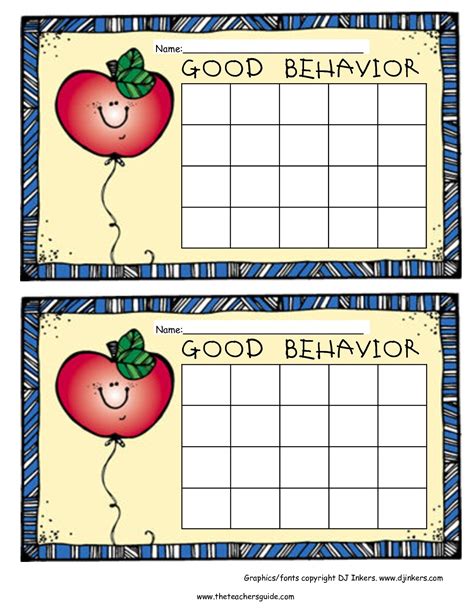 Free Printable Incentive Charts For Students Free Printable