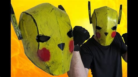 How To Make A Hardcore Pikachu Cosplay Helmet Youtube