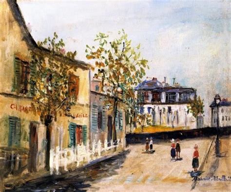 Maurice Utrillo Cabaret Du Lapin Agile Oil Painting Reproductions For