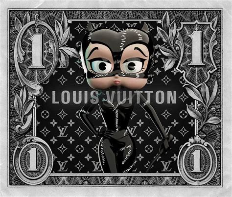 Betty Boop Louis Vuitton Van Rene Ladenius Digital Art Op Canvas