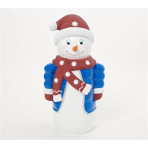 the holiday aisle® folkenroth snowman statue wayfair