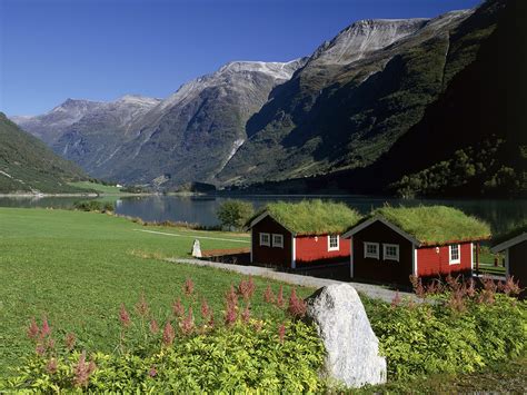 Lakeside Homes Oldenvatnet Norway Picture Lakeside Homes Oldenvatnet