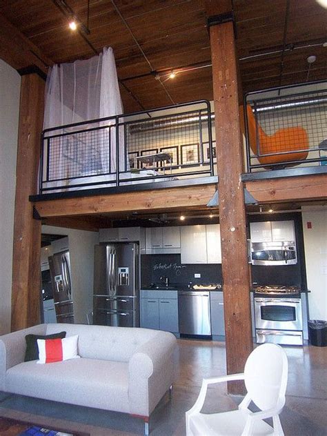 A Loft Apartment With An Open Floor Plan
