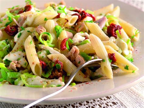 Pasta met tonijn en mozzarella