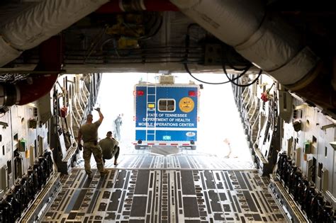 164th Airlift Wing Transports First Civilian Asset On Tennessee