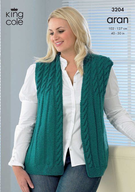 Instrucciones en diferentes campos como tejido a dos agujas, crochet, proyectos tejidos para bebé y muchos más. Modelos de chalecos tejidos a dos agujas mujer | Chalecos ...