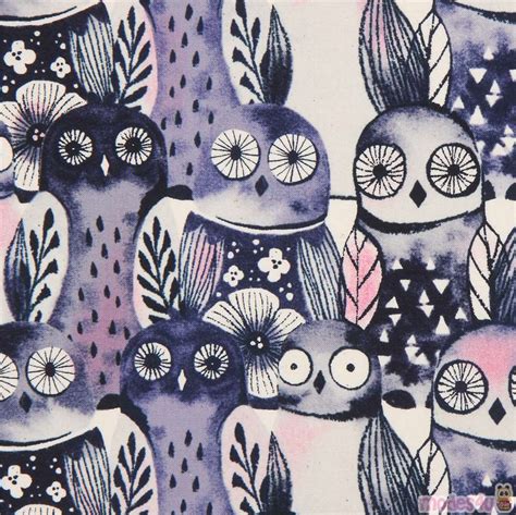 Owl Fabric By Cotton And Steel Fabric By Cotton Steel Modes4u