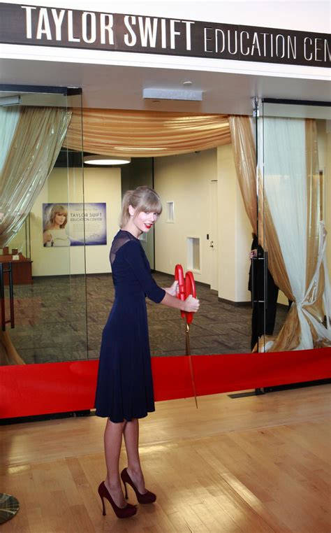 Taylor Swift At Opening Of The Taylor Swift Education Center In Nashville