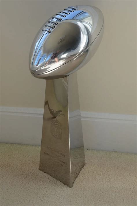 Super Bowl Trophy Vince Lombardi Trophy 11 Full Size Resin Replica In