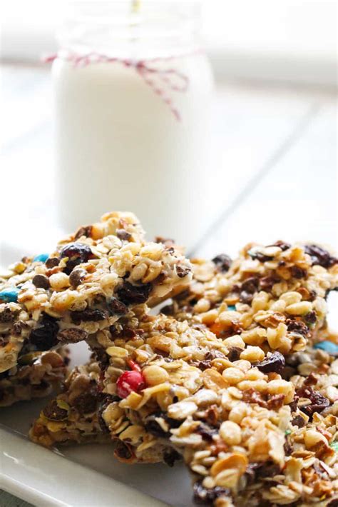 They tasted great, but fell apart. Crunchy Granola Bars Recipe - An Easy Breakfast or After ...