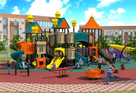 Exported Children Outdoor Plastic Playground Park Kids Paradise