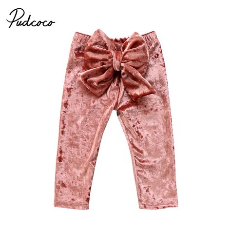 Cute Bow Tie Pants For Girl Toddler Kids Baby Girls Bowknot Bottoms