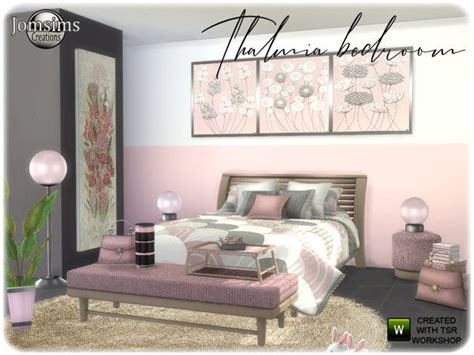 Jomsims Thalmia Adult Bedroom Sims 4 Cc Furniture Living Rooms