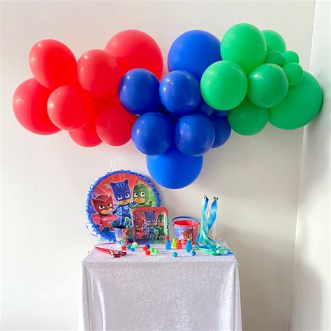 Pj Masks Balloon Garland By Pop Balloons Build A Birthday Nz