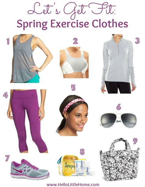 Lets Get Fit Spring Exercise Clothes