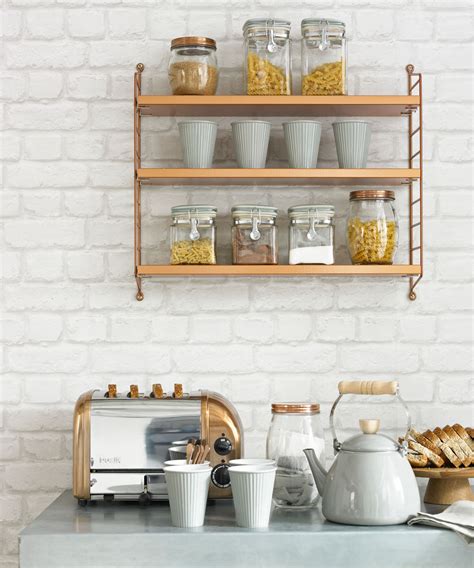 Microwave shelving unit with shelves, chrome with wood top. Kitchen shelving ideas to boost storage - 17 shelving ...
