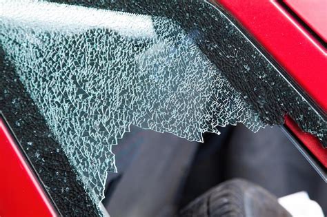 Premium Photo Car With Broken Windows A Criminal Incident Broken