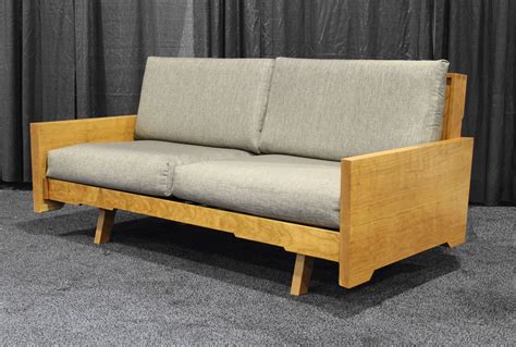 Custom Cherry Slab Sided Sofa By A Jaynes Woodworks