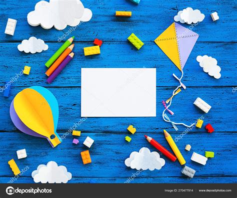 Coloridos Y Creativos Fondos Infantiles — Foto De Stock © Nataliad