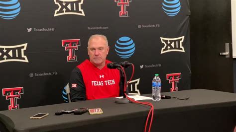 Texas Tech Coach Joey Mcguire On The Quarterback Situation With All