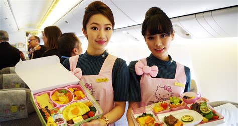 Eva Air Hello Kitty Meal Airline Food In Flight Meal Airplane Food