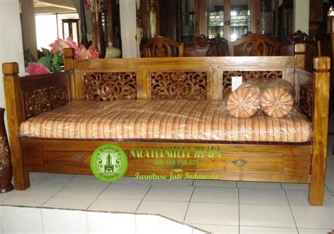 Rangka bangku dari bahan dari kayu jati yang diproduksi dari kota jepara. Model Bale Bale Kursi Kayu Jati Minimalis Harga Terbaru ...