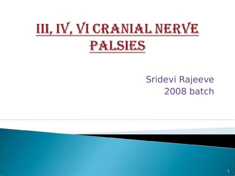 Ppt 3rd 4th And 5th Cranial Nerve Palsies Dokumentips