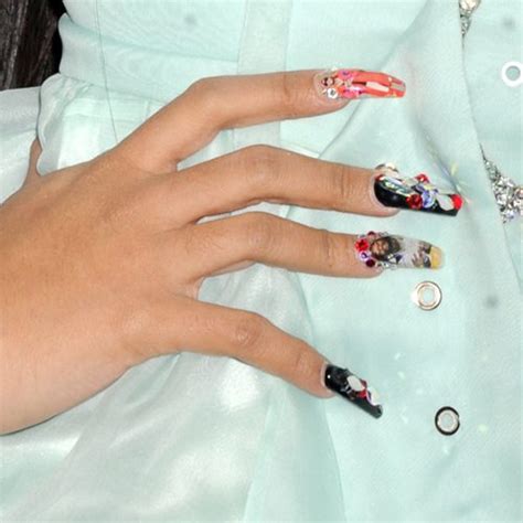 Cardi b's nails have internet fearing for baby kulture's safety. Cardi B's Nail Polish & Nail Art | Steal Her Style