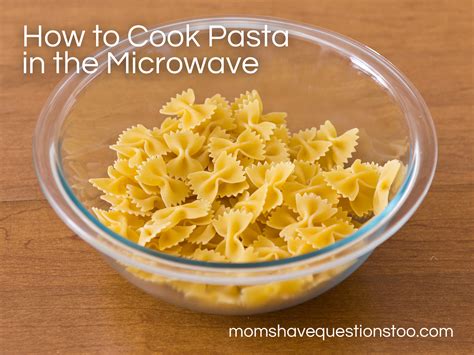 What's the difference between paksiw na pata and pata tim? How to Cook Pasta in the Microwave - Moms Have Questions Too