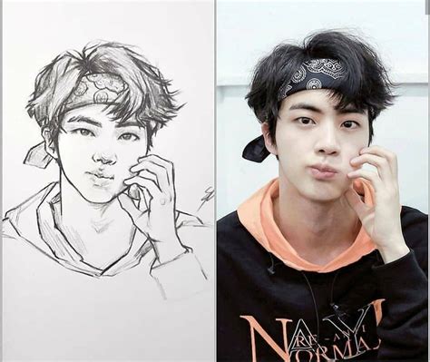 Pin By Young On Bts Bts Drawings Kpop Drawings Art Drawings