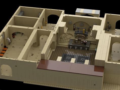 Lego Moc Jabbas Palace Throne Room Main Rooms By Yesno