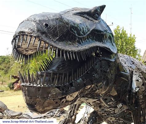 Huge Scrap Metal Sculptures From Thailand That Bring Your Favorite