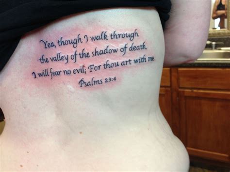 Bible Verse Tattoo Psalm 23 Tattoo Bible Verse Tattoos Tattoo Quotes