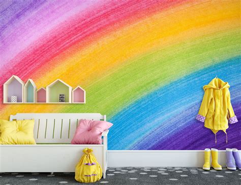 3d Painted Rainbow 1717 Wall Murals Aj Wallpaper
