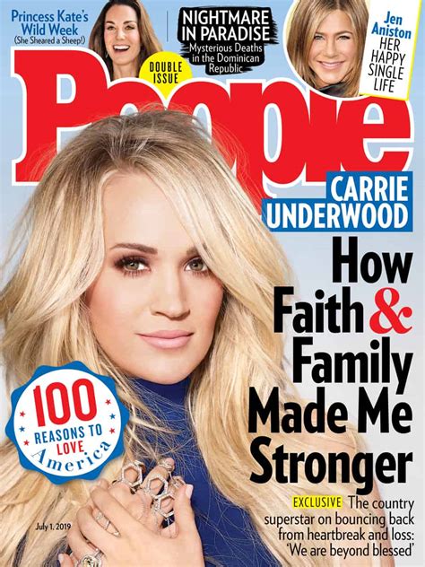 Nashvillegab Carrie Underwood Covers People Magazines 100 Reasons To