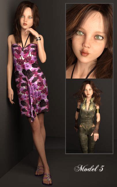 Alt Tween Julie 3D Models For Poser And Daz Studio